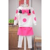 The new package hip jacket girls autumn dot culottes