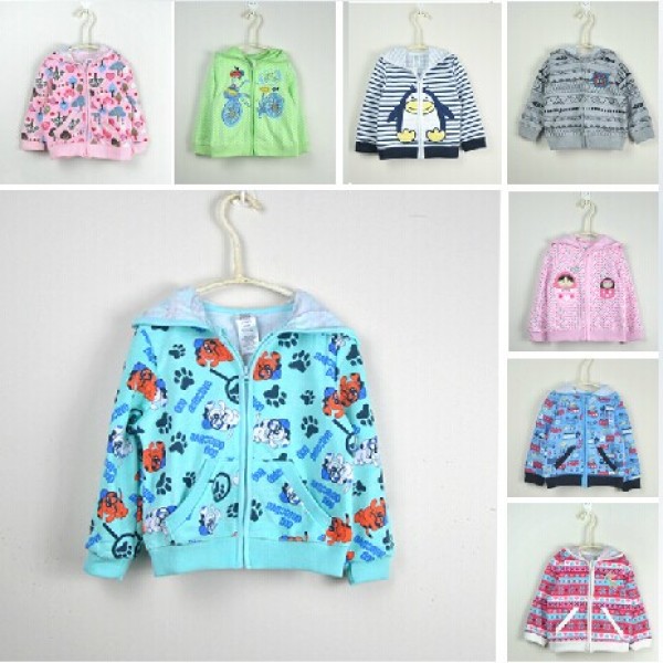 Childrenwear and baby long sleeved cardigan sweate...