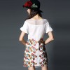 2015 flower girl dress fashion princess patchwork dress short sleeve summer folk silk party dress club original polo dress