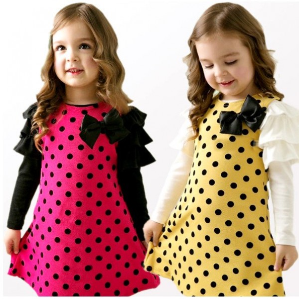 Sweetheart Baby Girls Toddler Kids Cute Polka Dot ...