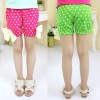 2015 Summer style girls shorts new style baby girls polka dot pants little children elastic waist shorts for girls
