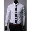   Hot-Selling Striped Shirt Men  Chemise Homme Casual Slim Fit  Comfortable  Long Sleeve Shirt  12145