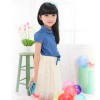 Girls Denim Skirt 2015 new summer princess skirt dress