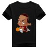 Superman! 2015 New cartoon 3d t-shirt basketball star LeBron James, Dwyane Wade, Westbrook, Blake Griffin hip hop t shirt