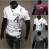 summer fashion print shirt Mens shorts sport T-shirts TeesMen skull tshirt casual shirts for men