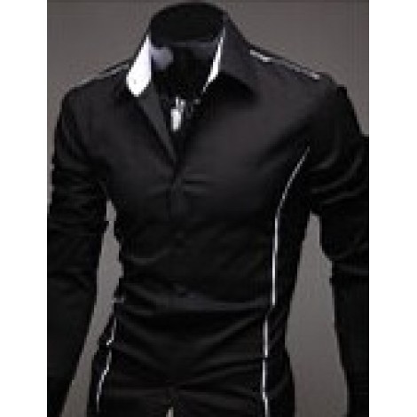   2015 Hot Mens Shirts,Men's dress Shirts,Men's Casual Fit Stylish long-sleeved Shirts Size:M-XXL