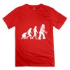 Men's Personalize Sheldon Cooper Human Evolution Futurama Robot Evolution Geek T-shirt