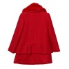 Kids Girls wool coat 2015 woolen coat in winter children are thick warm coat