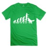 Men's Designed Evolution Theory Hals Und Beinbruch Circus Clown T-shirt