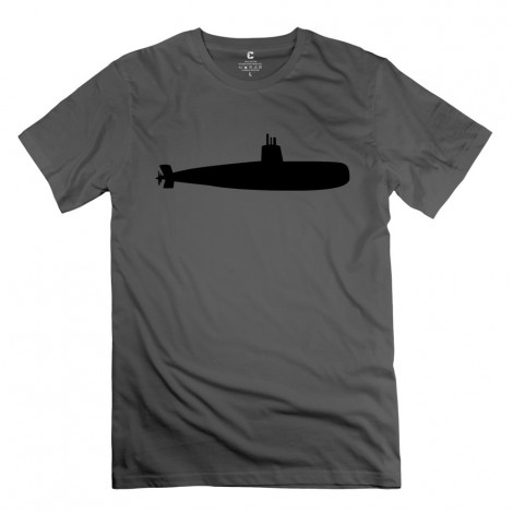 Men's Designed Submarine Bold T-shirt