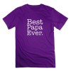 Men's Custom Best Papa Ever T-shirt