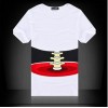 New Arrivals Summer Printed Men's Short Sleeve T-shirt 3 D Hand Cotton Fabric Fashion   Hombre Casual Hip Hops Tops Tees