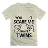 Men's Customize Cant Scare Me I Twins T-shirt