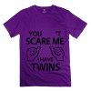 Men's Customize Cant Scare Me I Twins T-shirt