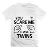 Men's Customize Cant Scare Me I Twins T-shirt