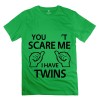 Men's Customize Cant Scare Me I Twins T-shirt