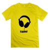 Men's Customize Kapow Head Phones T-shirt