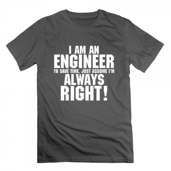 Men's Personalize Im Engineer Save Time Always Ass...