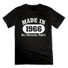 Men's Designed 50th Birthday Gift Made 1966 Original Parts T-shirt