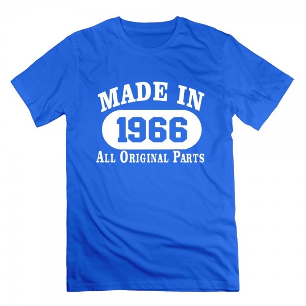 Men's Designed 50th Birthday Gift Made 1966 Original Parts T-shirt