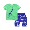 children   pure cotton short sleeve T-shirt two-piece fashion children's clothes