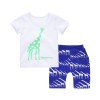 children   pure cotton short sleeve T-shirt two-piece fashion children's clothes