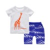 children   pure cotton short sleeve T-shirt two-piece fashion children's clothes