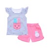 children   pure cotton girl short sleeve T-shirt two-piece fashion baby clothes