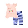 children   pure cotton short sleeve T-shirt two-piece fashion girl clothes