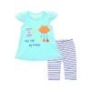 children   pure cotton short sleeve T-shirt two-piece fashion girl clothes