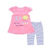 children   pure cotton short sleeve T-shirt two-piece fashion girl clothes