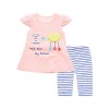 children   pure cotton short sleeve T-shirt two-piece fashion girl clothes