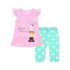 children   pure cotton short sleeve T-shirt two-piece fashion girl clothes