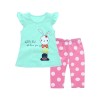 children   pure cotton short sleeve T-shirt two-piece fashion girl clothes